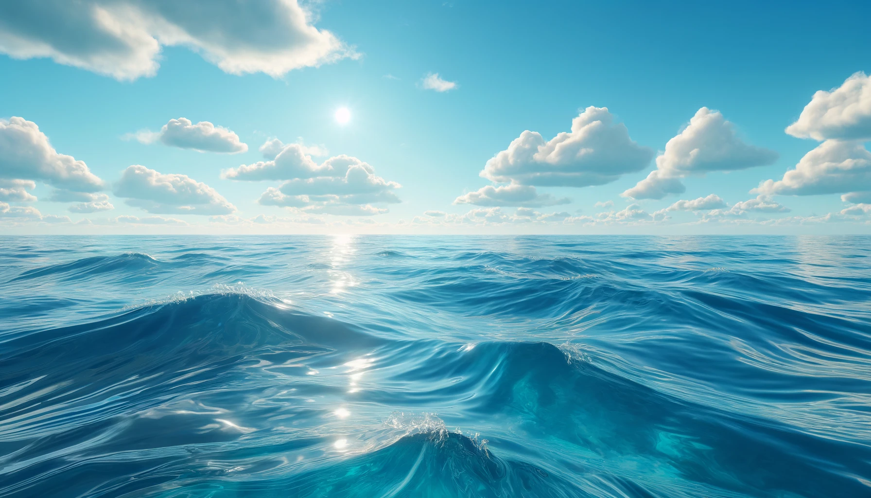 mare cristallino, immagine che raffigura le acque del lungomare laziale. Il mare di terracina